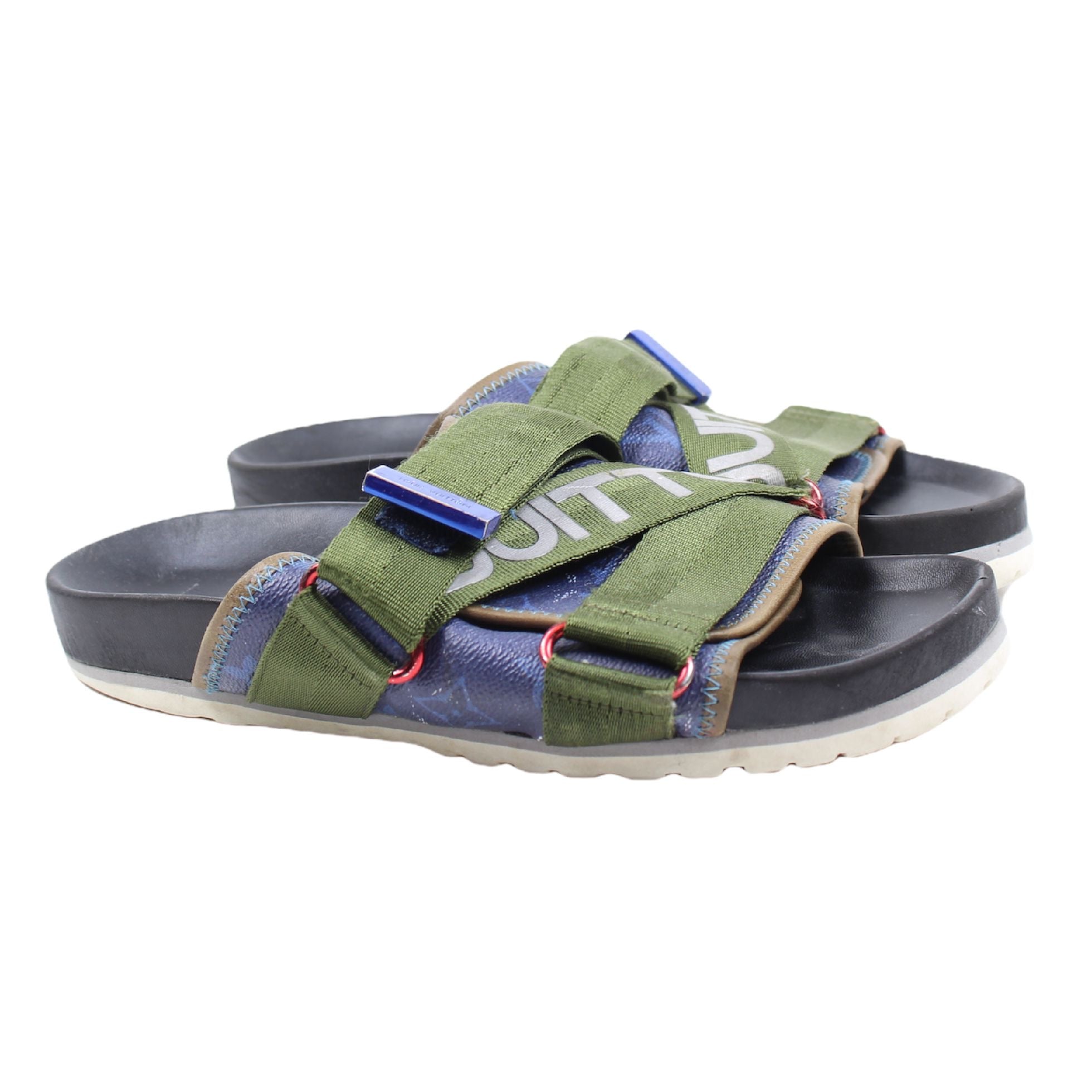Buy Cheap Louis Vuitton MONOGRAM Unisex Sandals Green/Blue/Orange/Black  #999933479 from