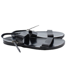 Load image into Gallery viewer, Saint Laurent Black Double Strap Sandal SZ 43