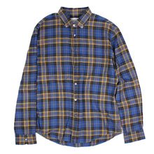 Load image into Gallery viewer, Gucci Flannel Blue/Brown SZ XL