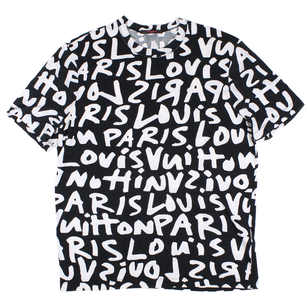Louis Vuitton Stephen Sprouse Graffiti Print T-Shirt - Black T