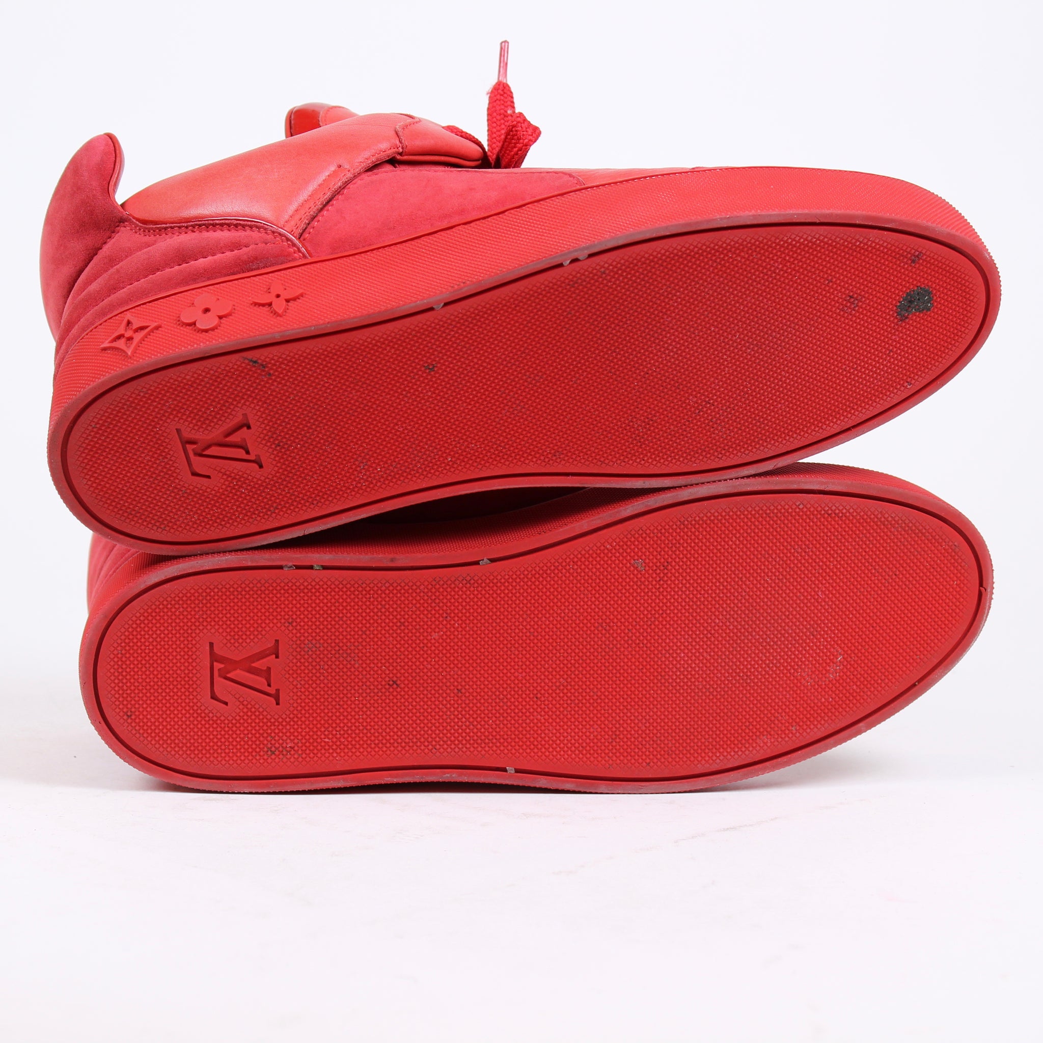Louis Vuitton Orange Sneakers 7.5